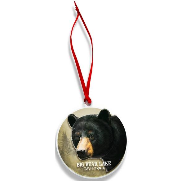 ZP2725-PNO Portrait Series Acrylic Ornament With Name Drop Custom Impr