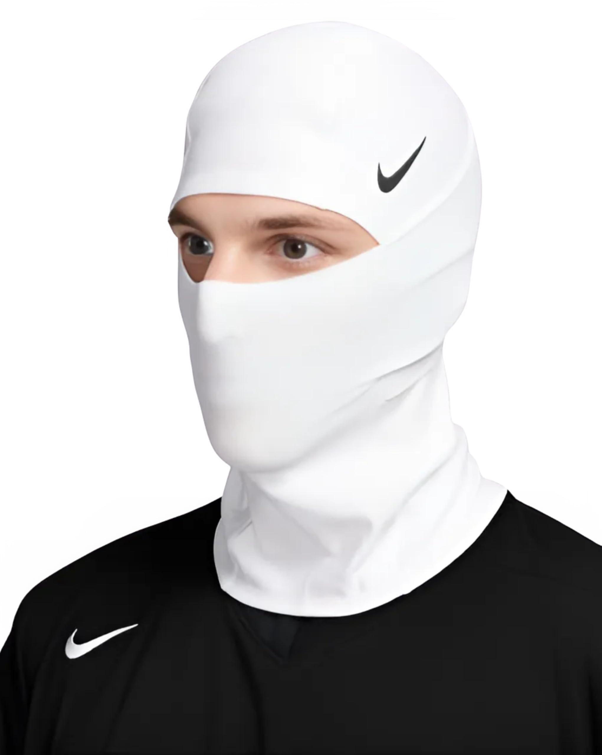Nike Pro Hyperwarm Hood White | Black OSFM image