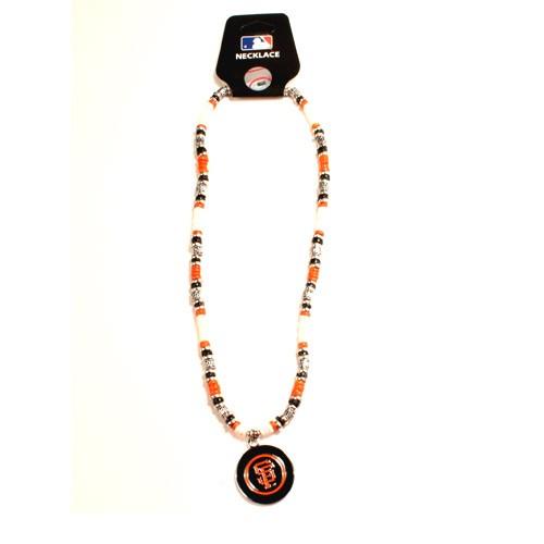 San Francisco Giants Necklaces - MLB - 18" Natural Stone Neckalces image