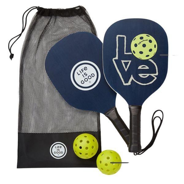 Life Is Good - #65235 - 2Player Pickleball Set - 2Paddles, 2Balls and Mesh Carry Bag - 3 Sets For $30.00 image