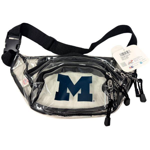 Michigan Wolverines Gear - Oversized Clear Fanny Pack image