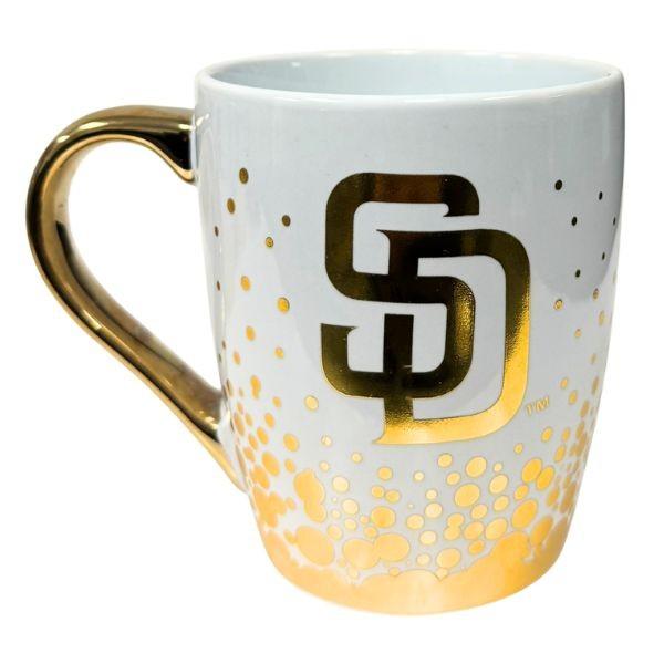 San Diego Padres - The Glitz - 16OZ Ceramic Blinged Glitz Bubble Mugs image
