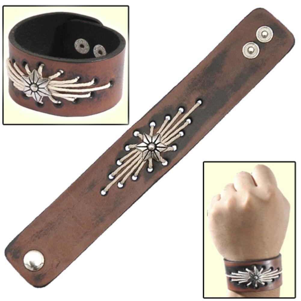 Tribal Honesty Leather Cuff Bracelet image
