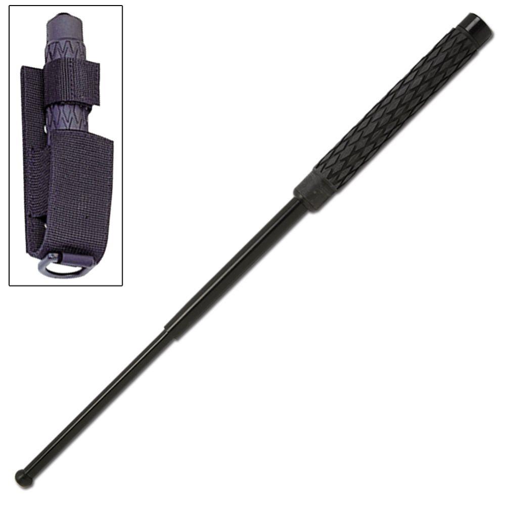 Baton Solid Steel 31-Inch Expandable Self-Defense Tool – Non-Glare Finish image