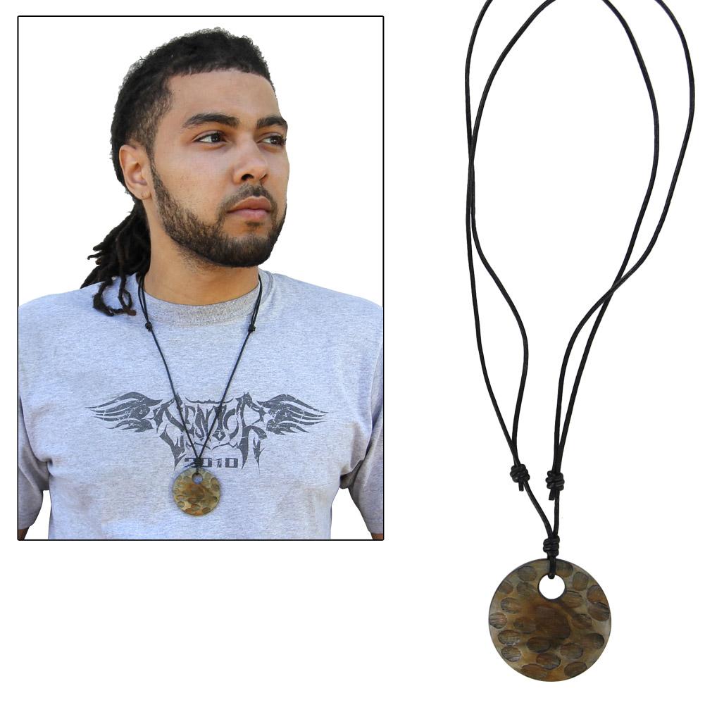 Infinity Boho Avalon Handmade Horn Pendant Necklace image