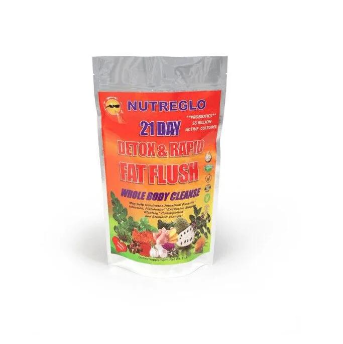 Nutreglo 21 Day Rapid Detox and Fat Flush, All Natural Detox Cleanse Drink, Blood Detox and Full Body Cleanse image
