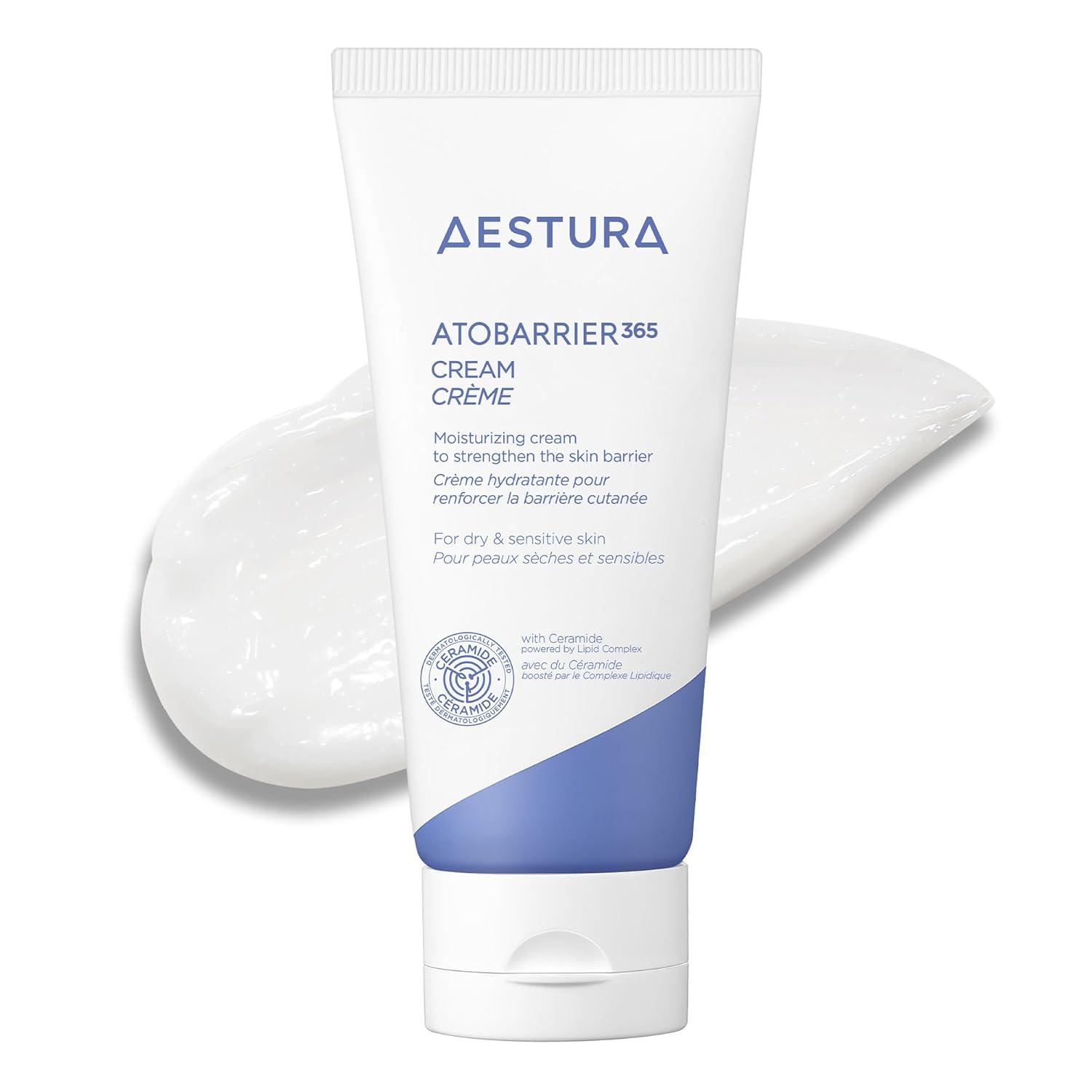 AESTURA ATOBARRIER365 Cream with Ceramides, Korean Moisturizer for Skin Barrier Repair | Long-lasting Hydration, Ceramide Capsules, Dry & Sensitive Skin… image