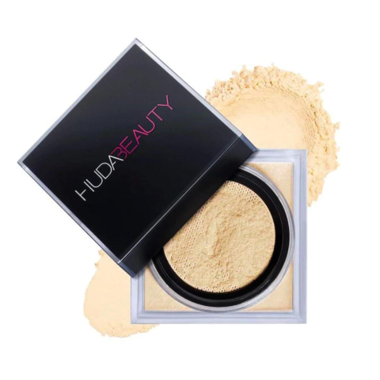 Huda Easy Bake Loose Baking & Setting Powder – Banana Bread (light, medium, and tan skin tones) – 0.71 oz / 20 g image