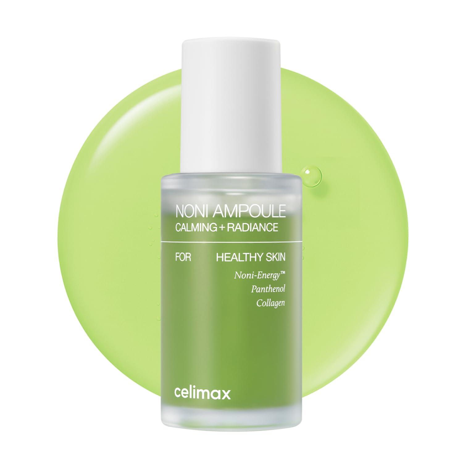 celimax Noni Energy Ampoule 30ml | with Noni Extract, Hydrating, Moisturizing & Soothing Serum for Dark Spots & Fine Lines, Anti Aging, Brightening For Face, Facial Astringent | Hydrating & Soothing Serum for Dark Spots & Fine Lines, Anti Aging, Facial Astringent, Noni Extract, Vitamin C Serum for Face image