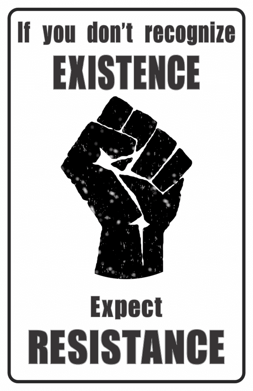 Expect Resistance Mini Poster - 11" x 17" image