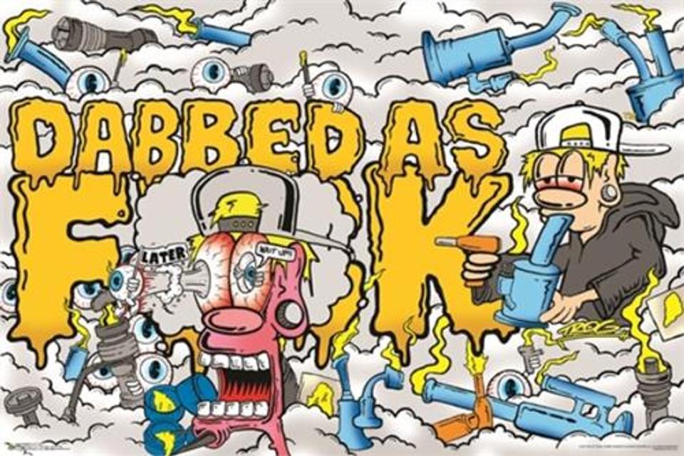 Trog Dabbed As Fuck Poster - 36" x 24" image
