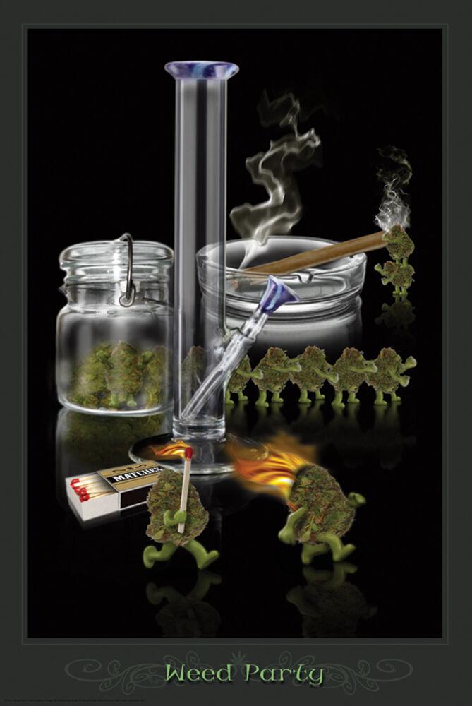Weed Party Poster - 24" x 36" image