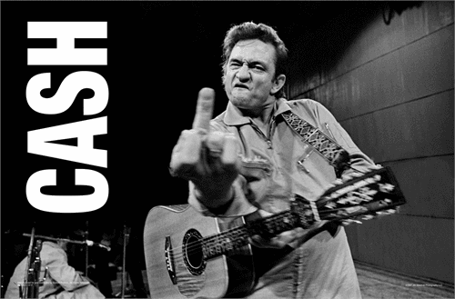 Johnny Cash - Cash Mini Poster - 17" x 11" image