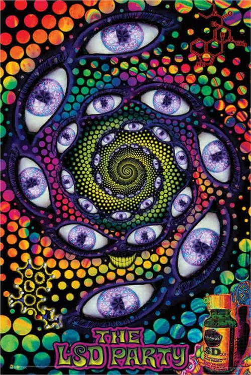 LSD Party by Space Tribe Poster - 24" x 36" image