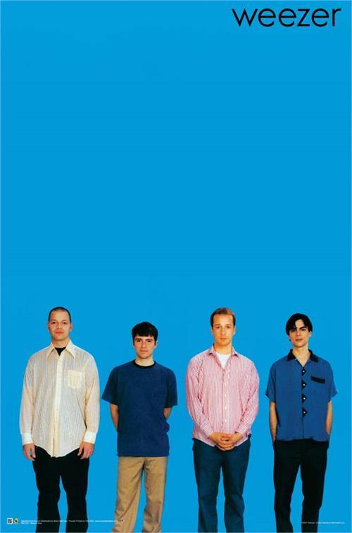 Weezer Blue Mini Poster - 11" x 17" image