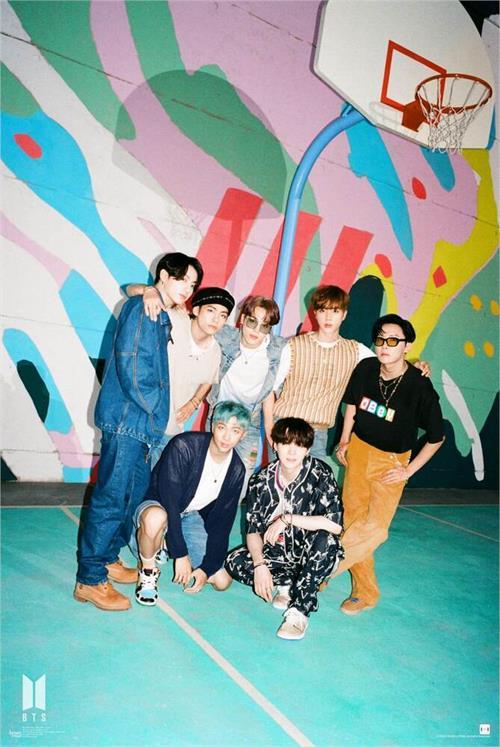BTS - Dynamite Court Poster - 24" x 36" image