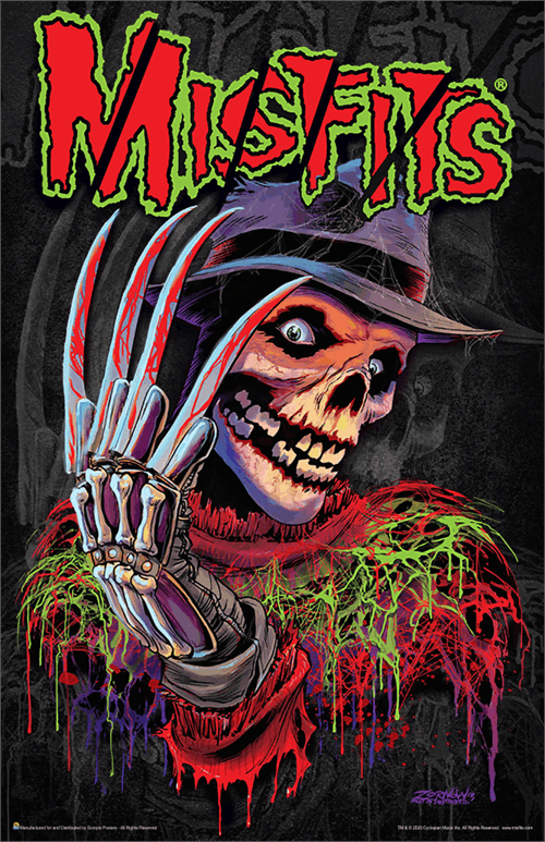 Misfits Nightmare Fiend Mini Poster - 11" x 17" image