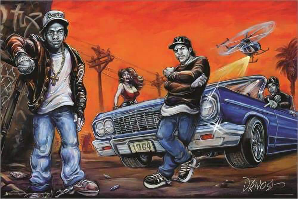 Compton by Art by Dano Poster - 36" x 24" image