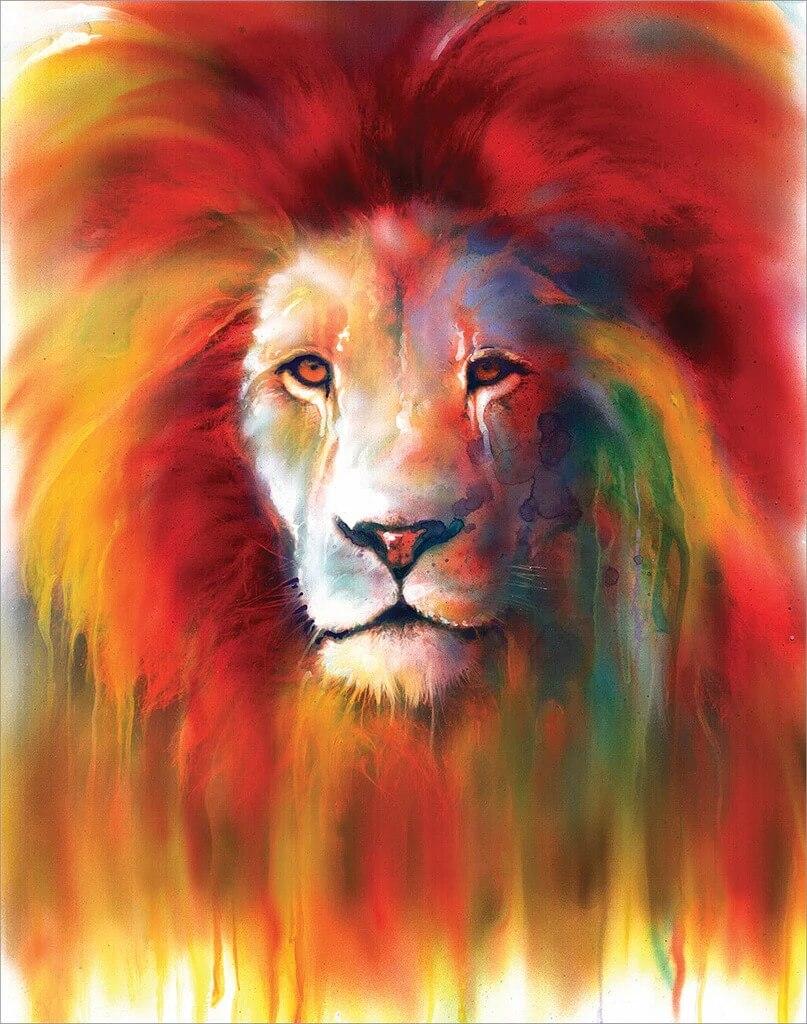 Lion Tears Mini Poster - 11" x 14" image