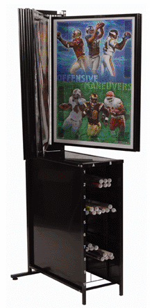 Poster Display Rack- 10 Panels - 20 Poster Designs image