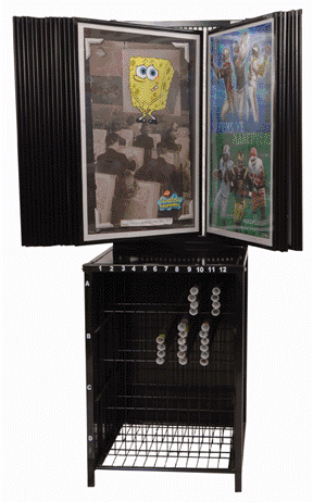 Poster Display Rack - Holds 48 Poster Designs image