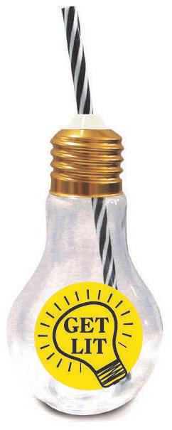 Light Bulb Glass - Get Lit - 3 pack
