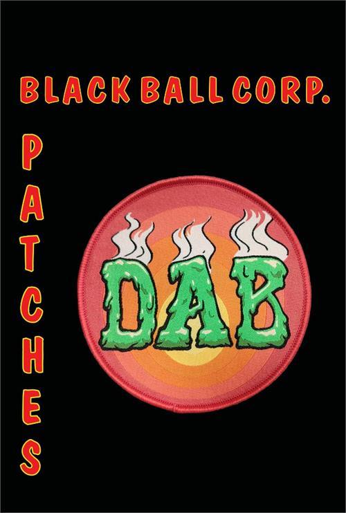 "DAB" Woven Patch - 4" Round