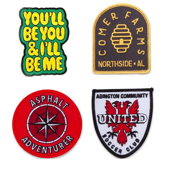 3 Custom Imprinted Embroidered Patch image