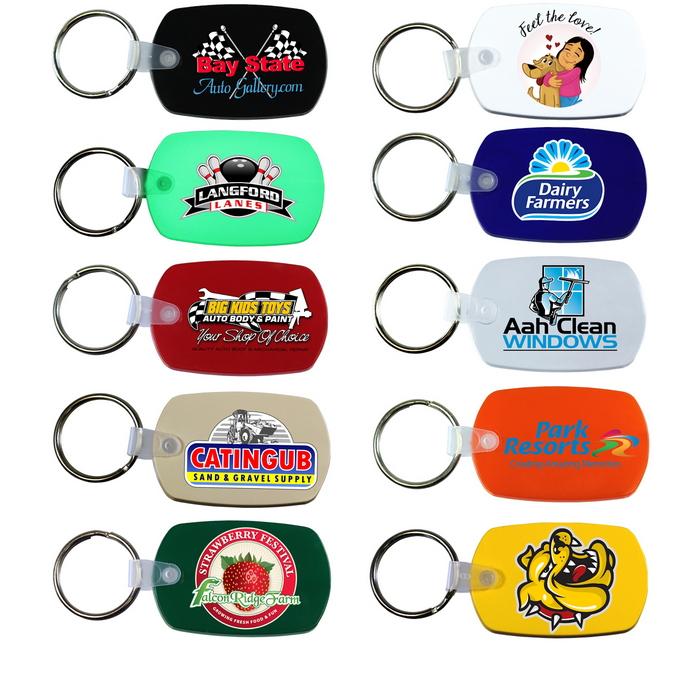 Standard Key Fob with Full Color Digital Custom Imprint image