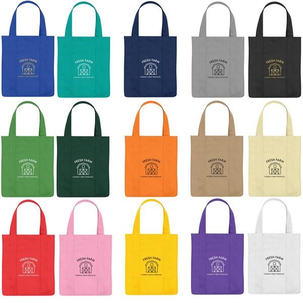 Non-Woven Shopper Tote Bag With Custom Imprint image