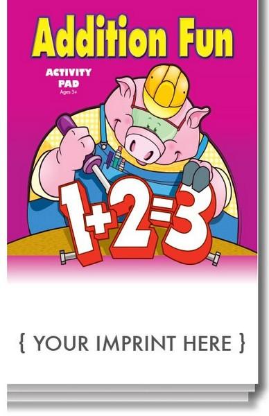 Addition Fun Activity Pad With Custom Imprint image