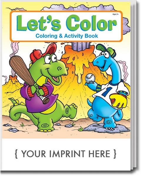 Lets Color Coloring And Activity Book With Custom Imprint image