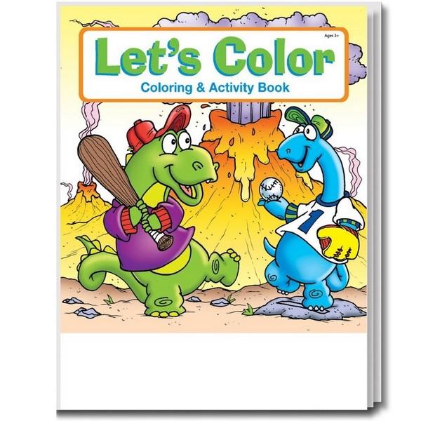 Custom Imprint - Lets Color Coloring And Activity Book image