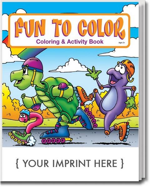 Custom Imprint - Fun To Color Coloring and Activity Book English Version image