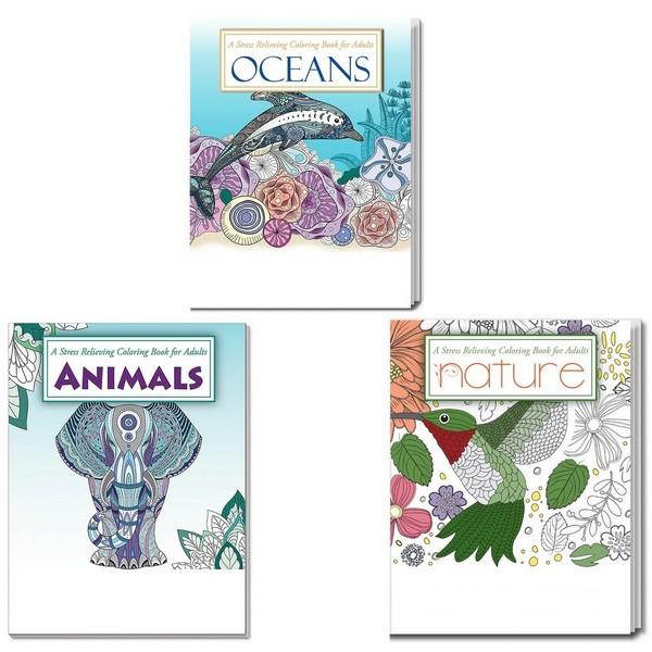 Custom Imprint - Adult Nature Coloring Books image
