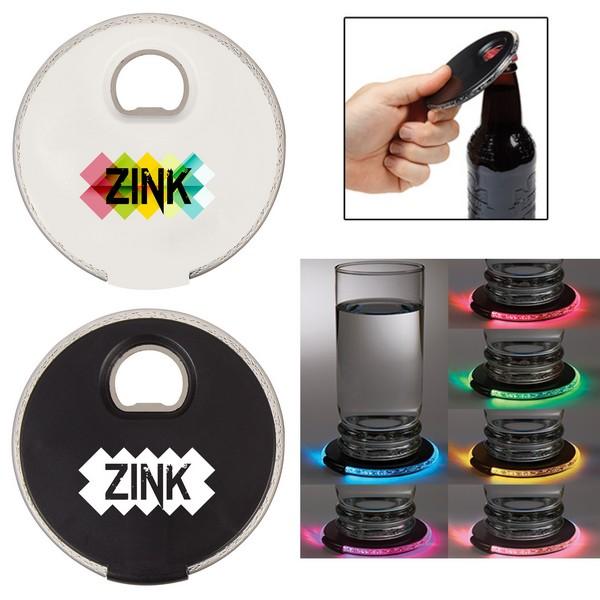 LED Light Up Coaster With Custom Imprint image