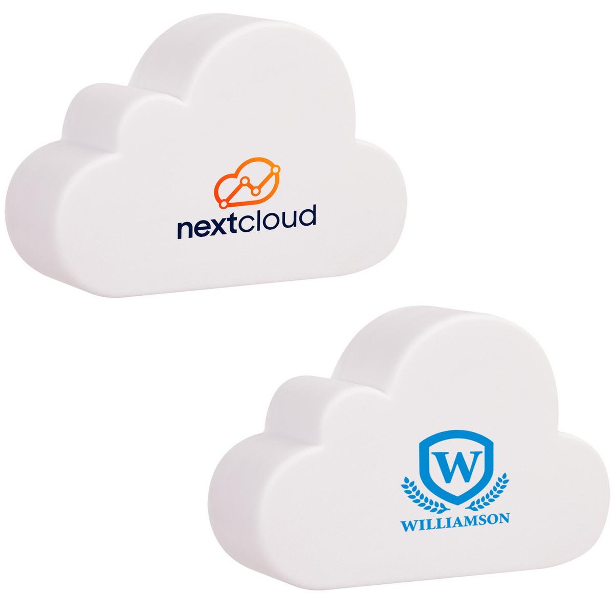 Cloud Shape Stress Reliever With Custom Imprint image
