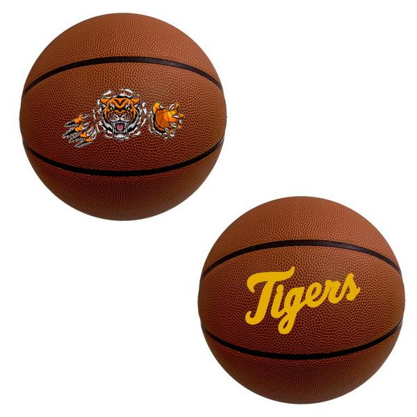 Full Size Synthetic Leather Basketballs 29.5 With Custom Imprint image