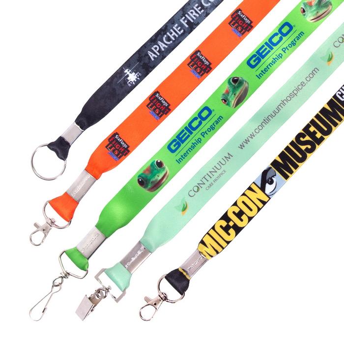 Custom Imprint - 1 Polyester Dye Sublimated Lanyards image