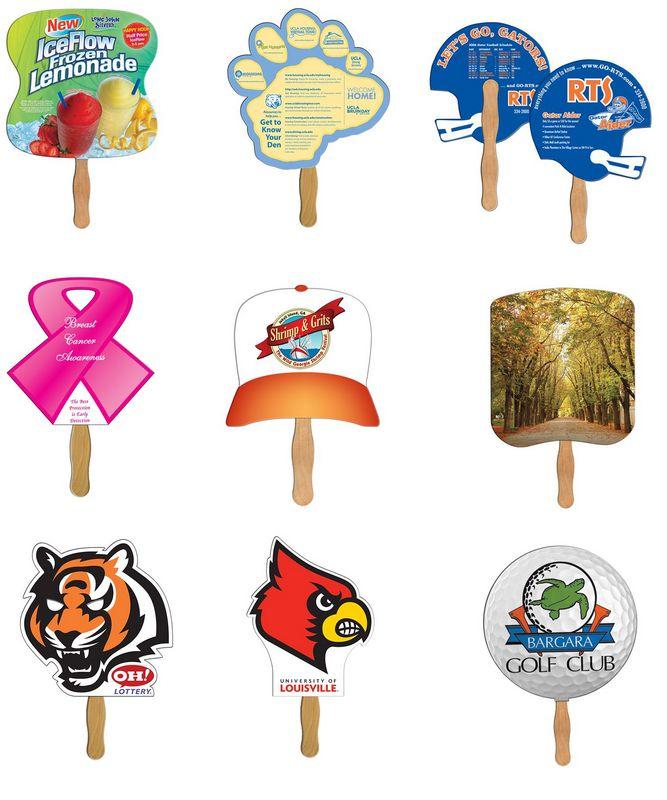 Hand Fan With Full Color Custom Imprint image