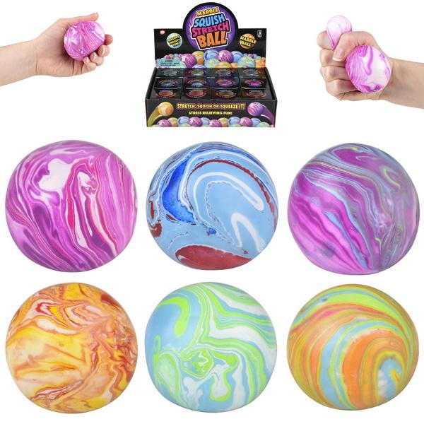 Squish and Stretch Marbleized Gummi Ball 2.33 image