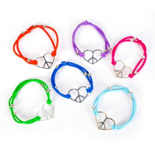 Heart Shaped Peace Bracelet image