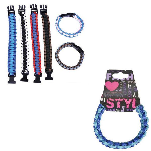 Two Tone Paracord Buckle Bracelet image