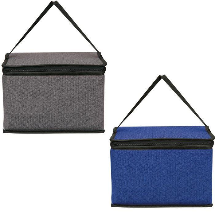 Custom Imprint - Heathered Non-Woven Cooler Lunch Bag image