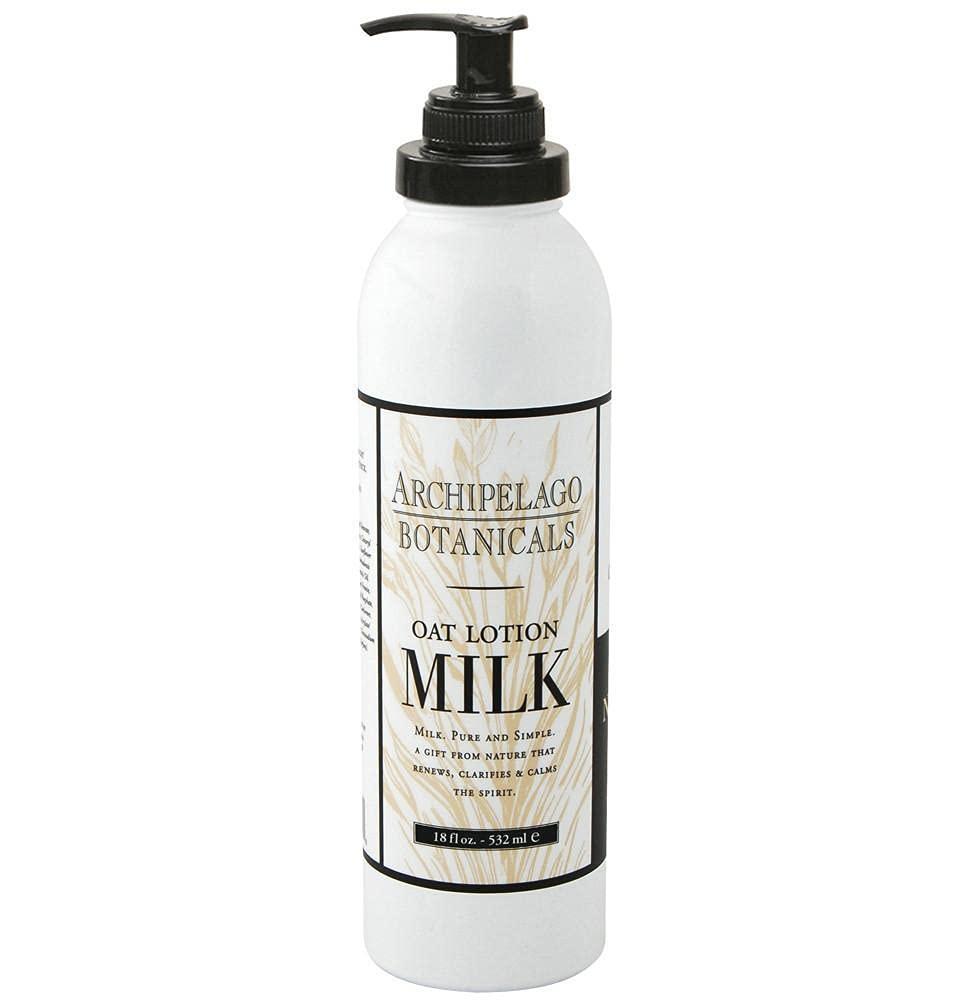 Archipelago Botanicals Oat Milk Lotion, Nurturing and Soothing Daily Moisturizer for Dry or Sensitive Skin, Hydrating Body Lotion, Paraben-Free, Phthalate-Free, 18?oz image