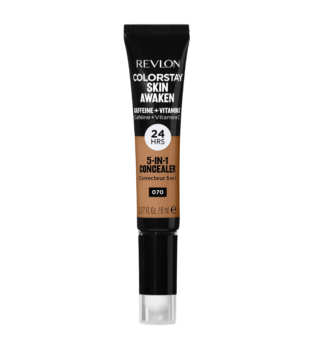 Revlon ColorStay Skin Awaken Cream Concealer Makeup, Longwear, 070 Nutmeg, 0.27 fl oz image