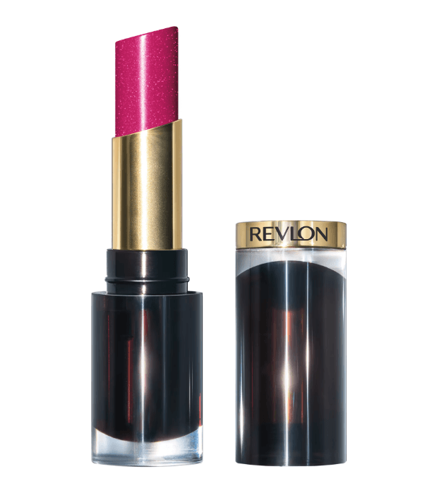 Revlon Super Lustrous Glass Shine Lipstick, Moisturizing Lipstick with Aloe, 004 Cherries in the Snow, 0.15 oz image