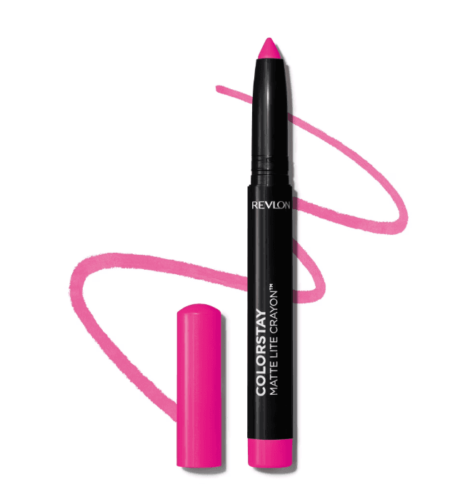 Revlon ColorStay Matte Lite Crayon Lightweight Lipstick, Mile High, 0.049 oz image