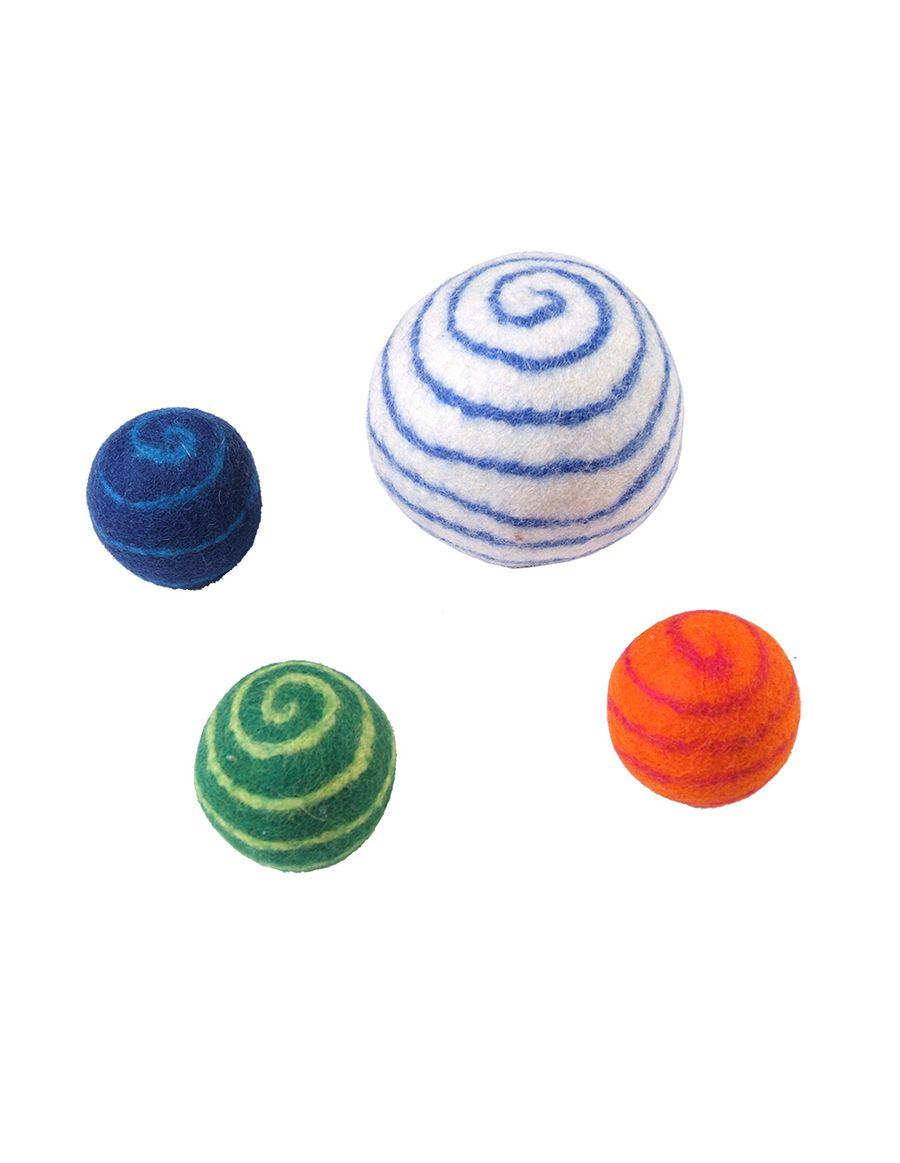 Spiral Felted Ball image
