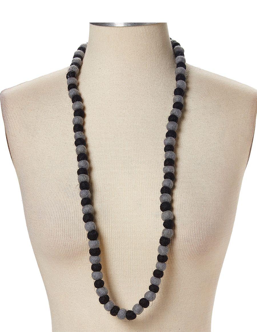 Black Felt Necklace image